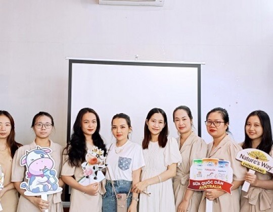 Nature One Dairy tổ chức lớp học đào tạo sản phẩm tại Alibaby Shop - Hải Phòng