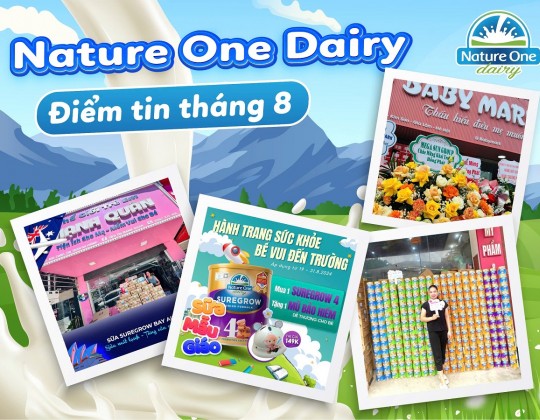 Điểm tin tháng 8: Nature One Dairy triển khai chương trình “Hành trang sức khỏe - Bé vui đến trường”