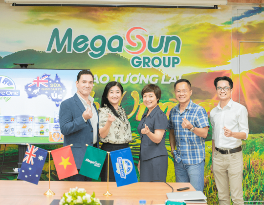 CEO Nature One Dairy – Úc đến Việt Nam, củng cố hợp tác chiến lược cùng MegaSun Group và Nature One Dairy Việt Nam