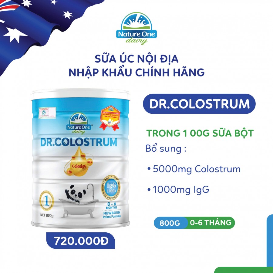 Dr.Colostrum số 1 cho trẻ từ 0-6 tháng tuổi