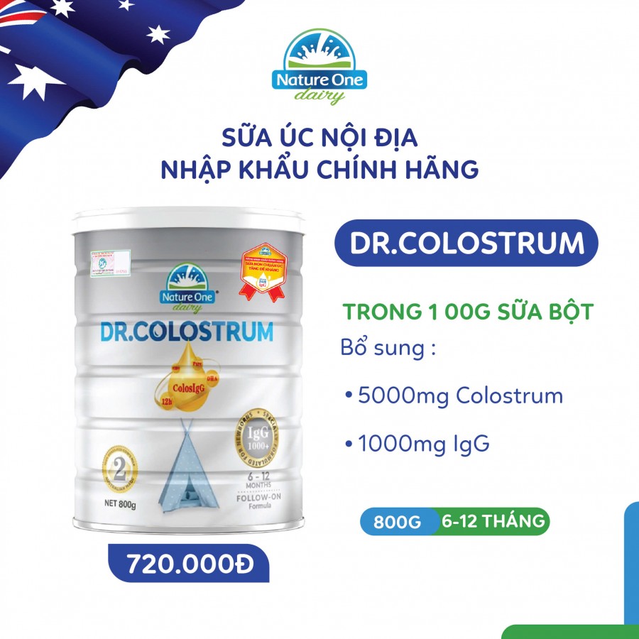 Dr.Colostrum số 2 cho trẻ từ 6-12 tháng tuổi
