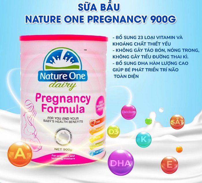 Sữa bầu Nature One Dairy Pregnancy Formula 