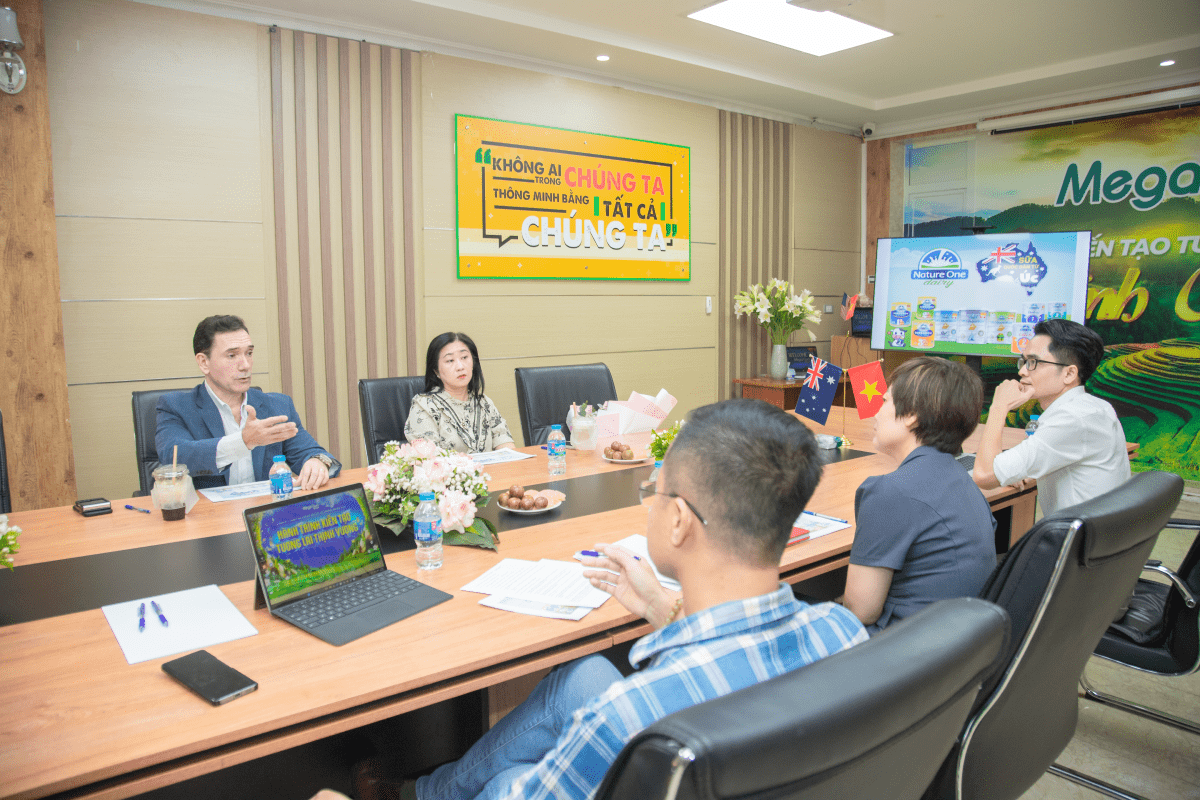 CEO Nature One Dairy – Úc đến Việt Nam, củng cố hợp tác chiến lược cùng MegaSun Group