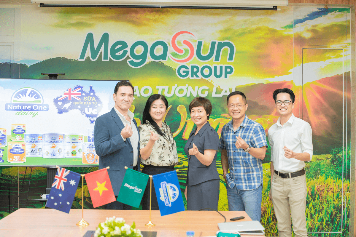 CEO Nature One Dairy – Úc đến Việt Nam, củng cố hợp tác chiến lược cùng MegaSun Group