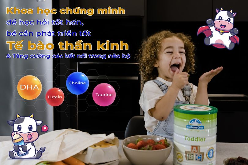 Kết hợp bổ sung DHA + ARA + cho công dụng tuyệt vời đối với trẻ