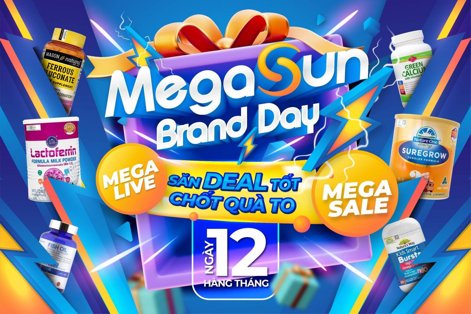 12/7 MegaSun Brand Day chính thức khởi động: Tham gia ngay để săn Deal sốc, quà xịn từ nhà Nature One Dairy