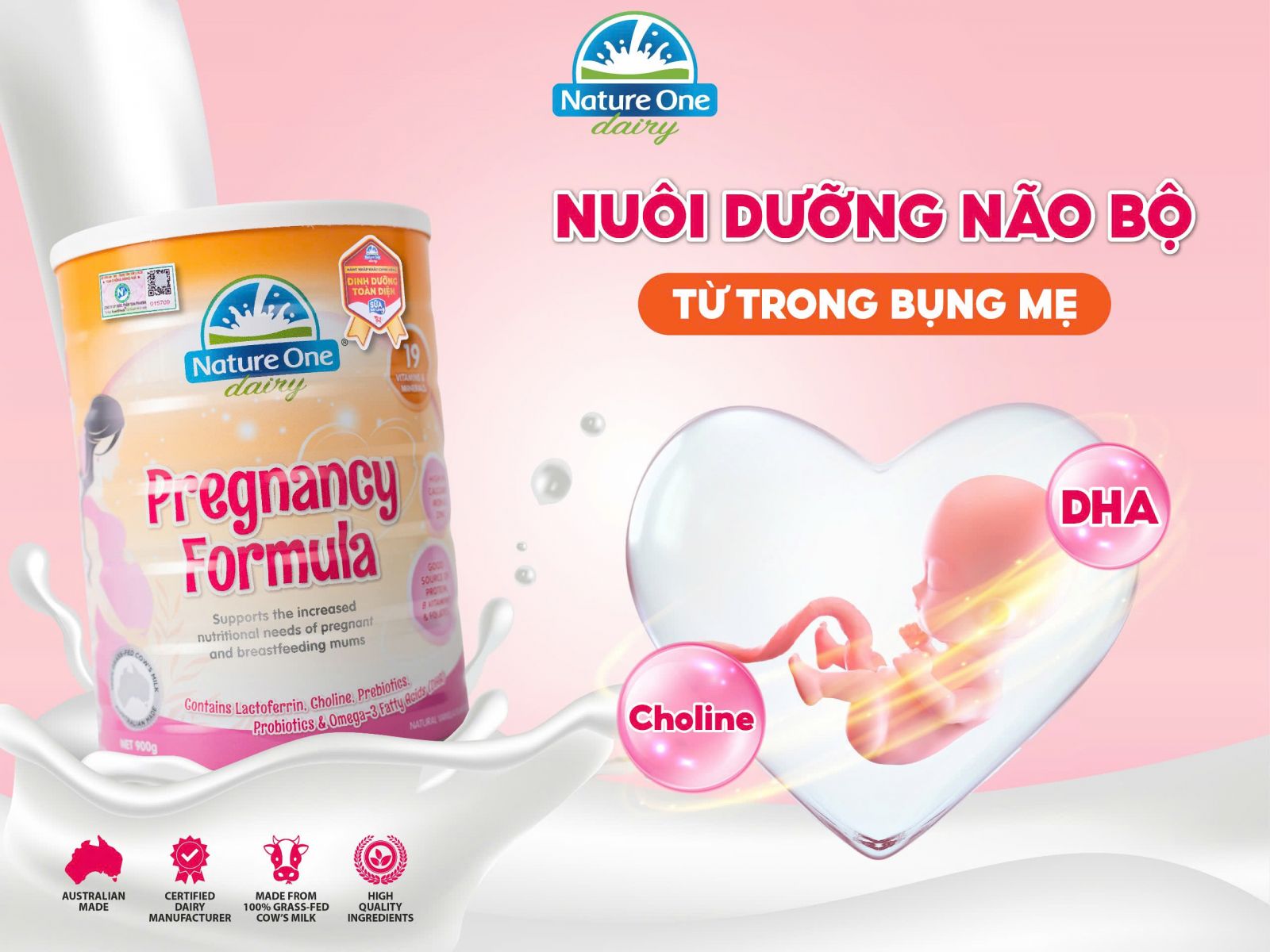 Nature One Dairy Pregnancy Formula 900g