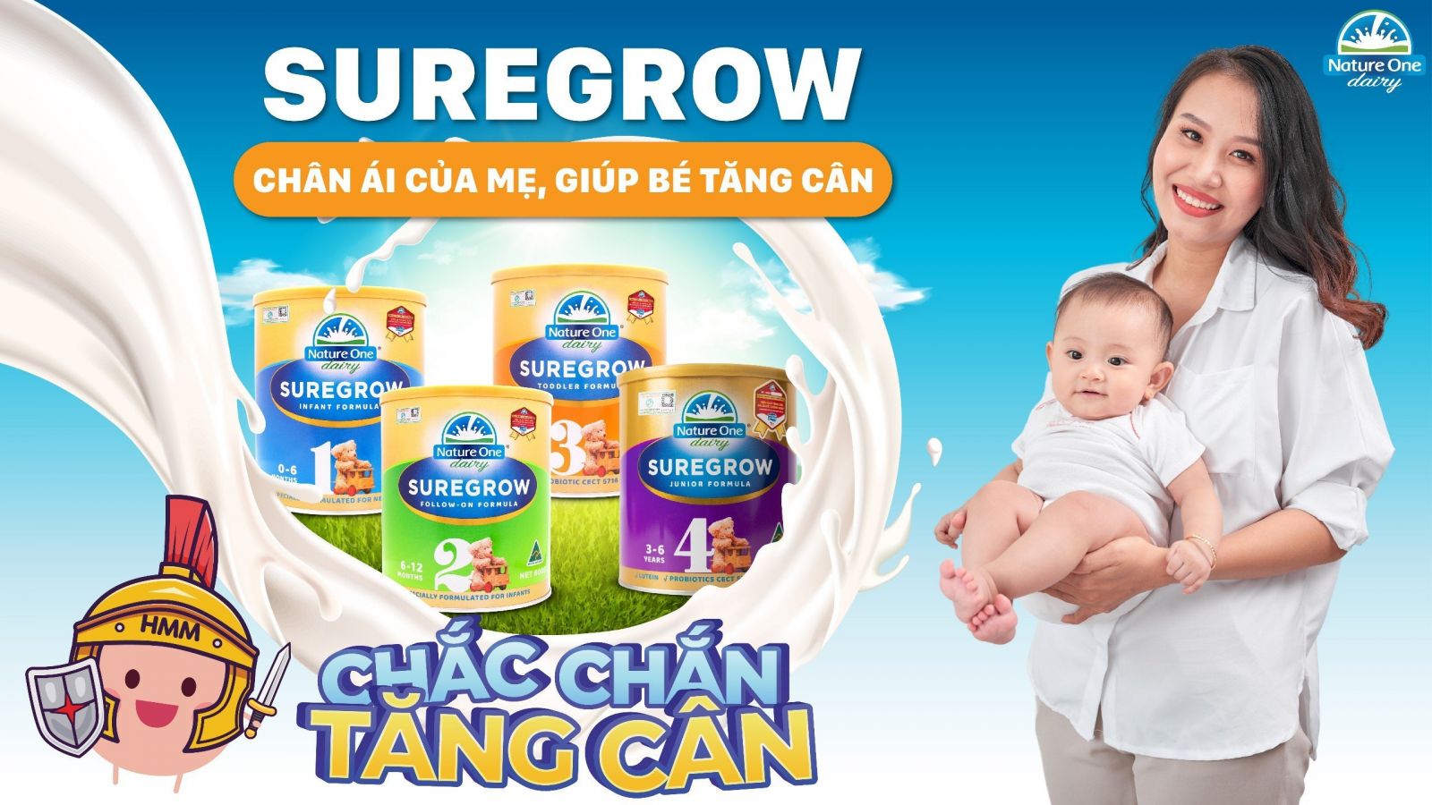 Suregrow – Siêu phẩm hỗ trợ tăng cân cho bé và hàng loạt ưu điểm vượt trội